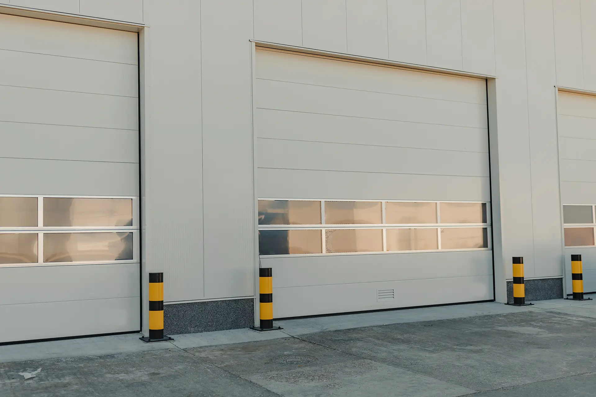 sage green large doors